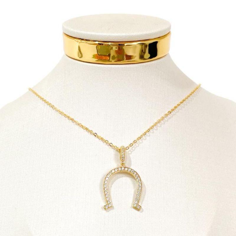 COLAR FERRADURA CRAVEJADA