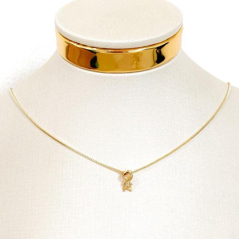 COLAR MENININHO CRAVEJADO