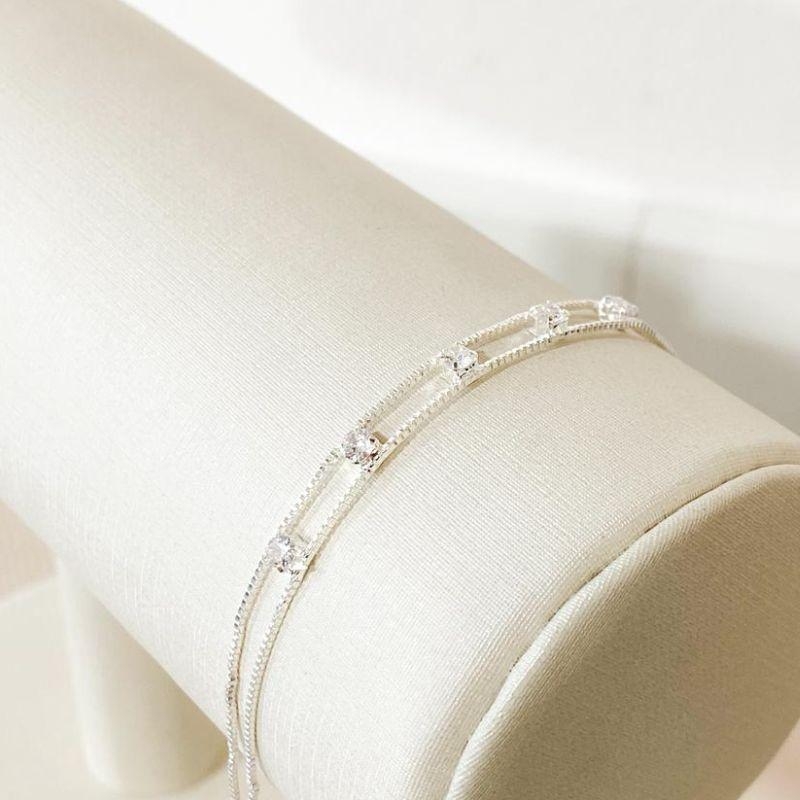 PULSEIRA VENEZIANA COM ZIRCONIA