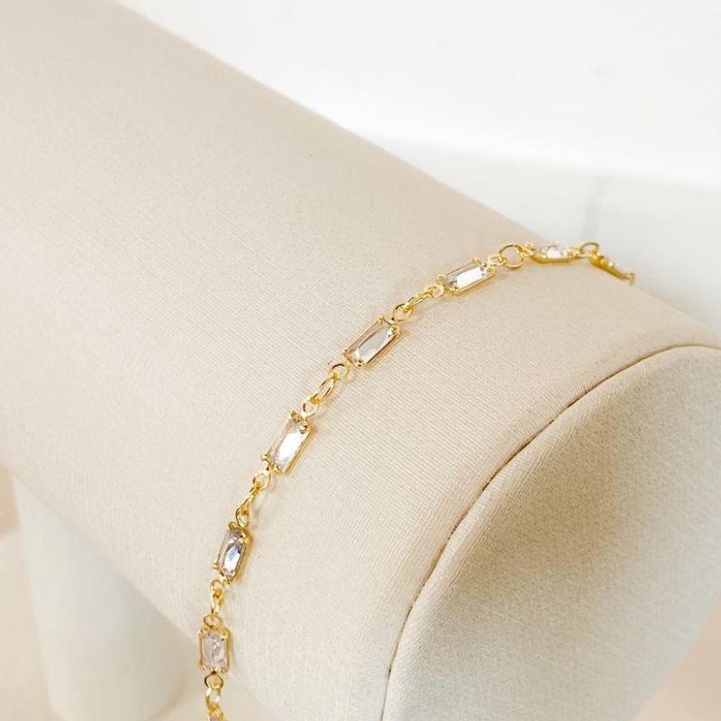 PULSEIRA ZIRCONIAS RETANGULARES