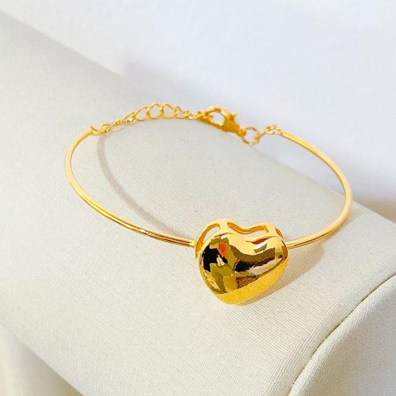 BRACELETE CORAÇÃO LISO