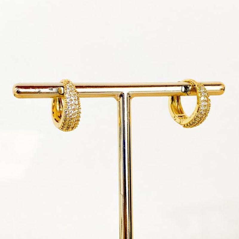 BRINCO ARGOLINHA CRAVEJADA