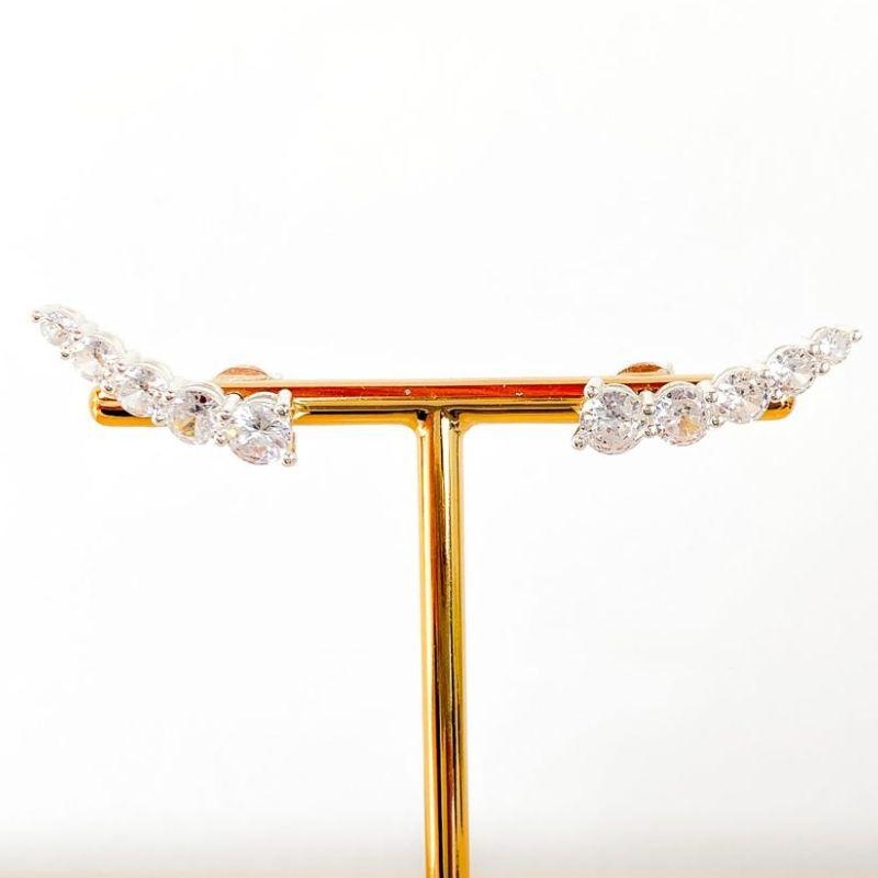 BRINCO EARCUFF ZIRCONIAS