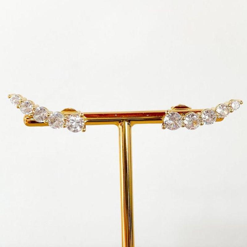 BRINCO EARCUFF ZIRCONIAS