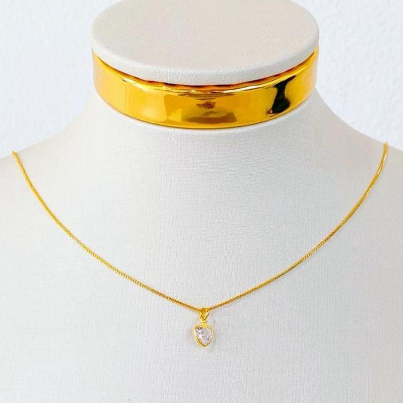 COLAR CORAÇÃOZINHO ZIRCONIA