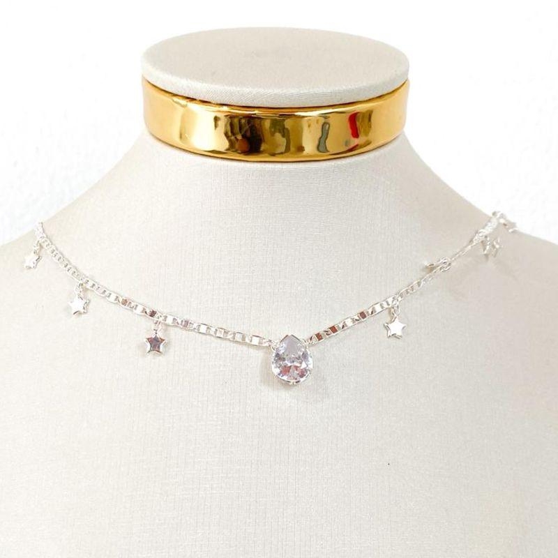 COLAR GOTA ZIRCONIA