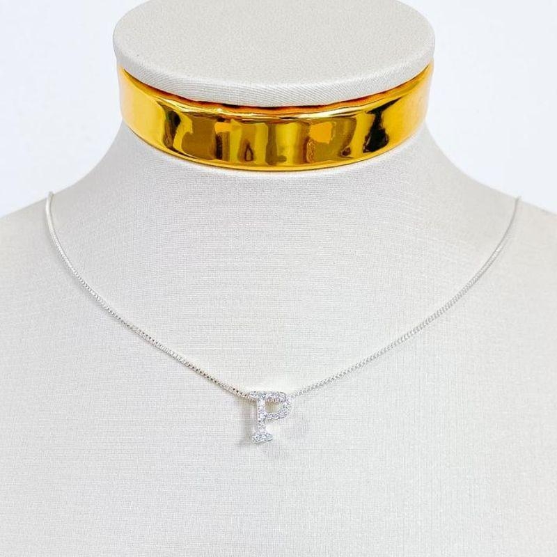 COLAR INICIAL P CRAVEJADA