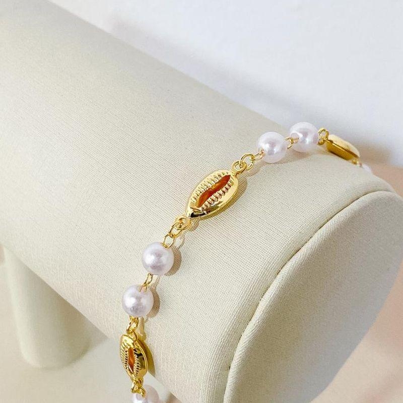 PULSEIRA BÚZIOS COM PÉROLA