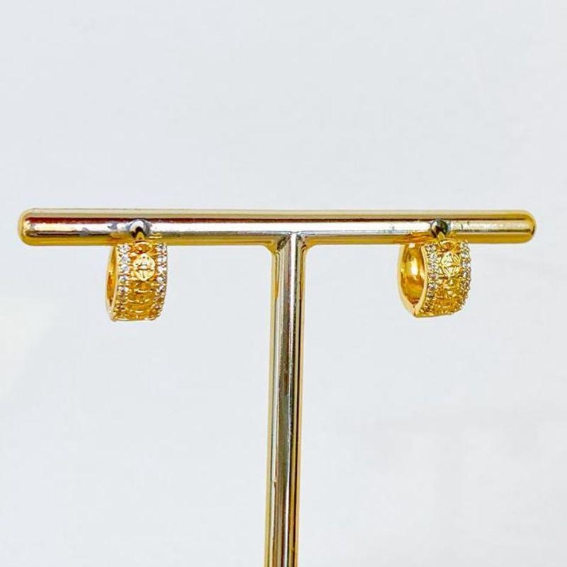 BRINCO ARGOLINHA CRAVEJADA