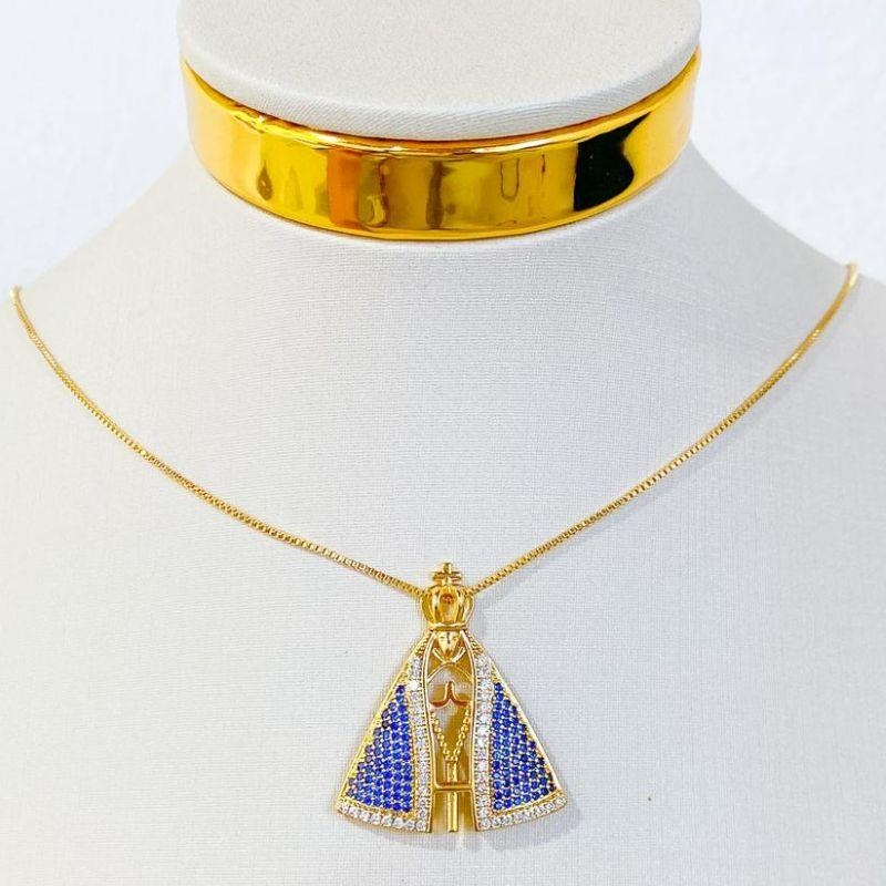 COLAR N.S. APARECIDA CRAVEJADA G
