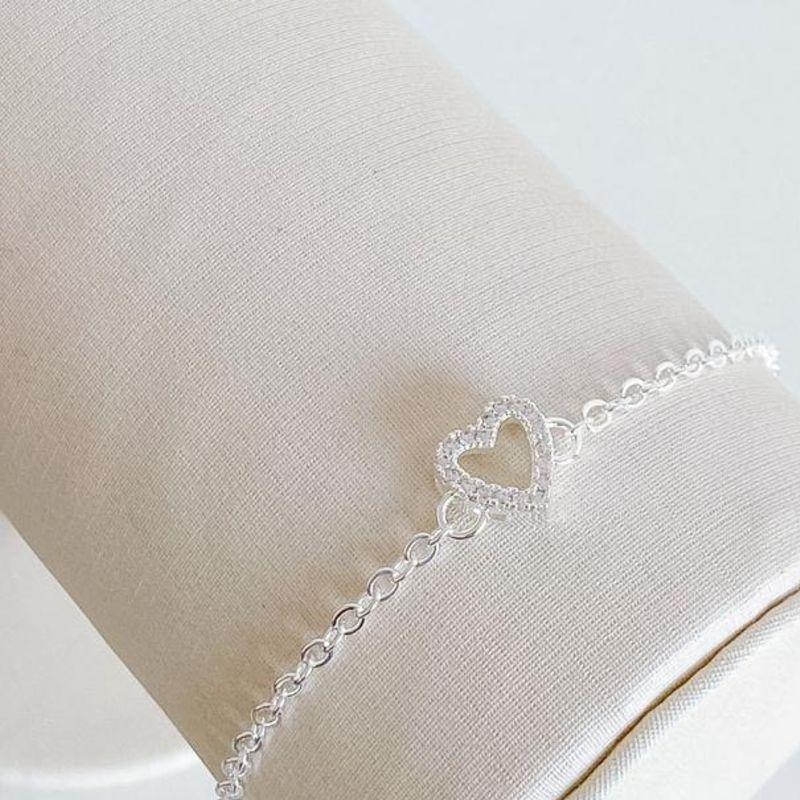 PULSEIRA CORAÇÃO CRAVEJADO