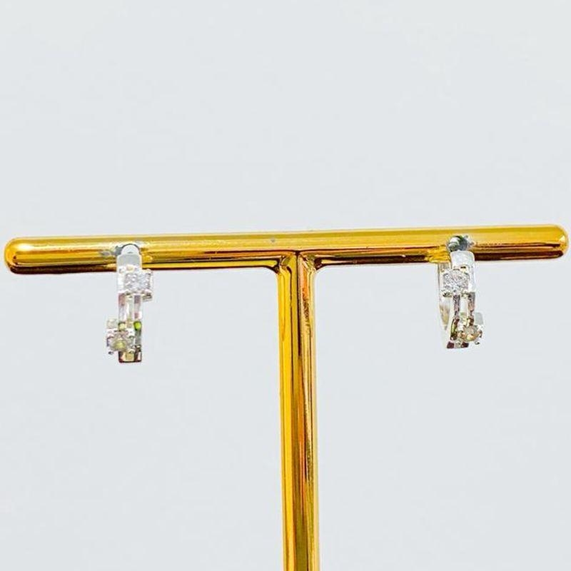 BRINCO ARGOLINHA COM ZIRCONIAS