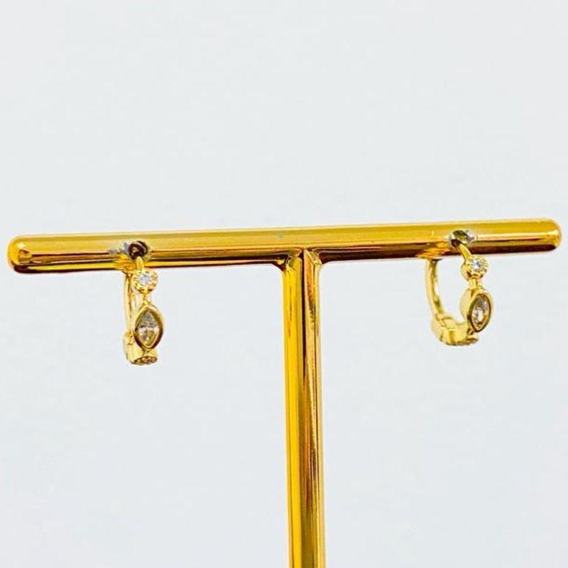 BRINCO ARGOLINHA ZIRCONIAS