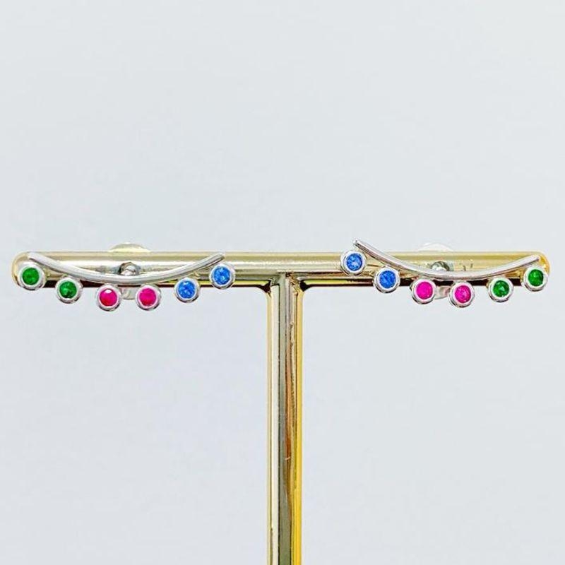 BRINCO EARCUFF ZIRCONIA COLORS