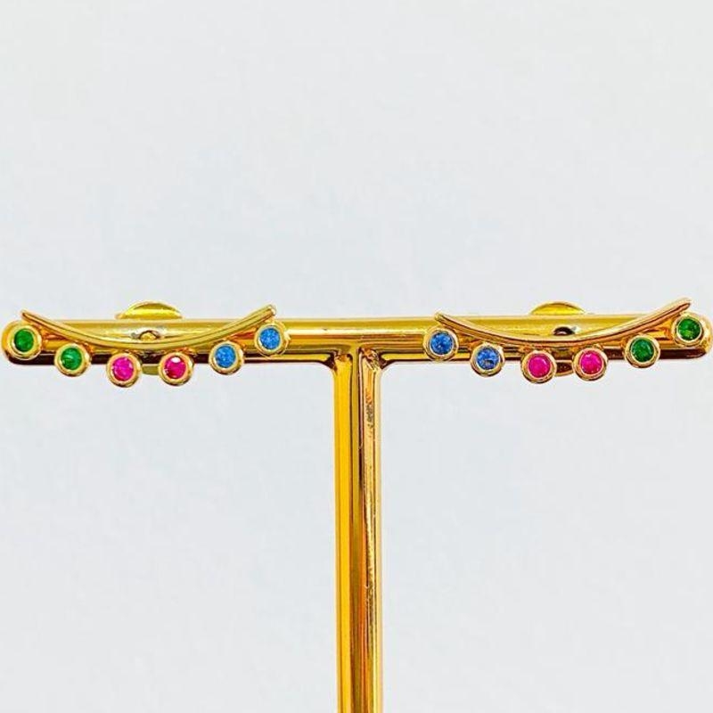 BRINCO EARCUFF ZIRCONIA COLORS
