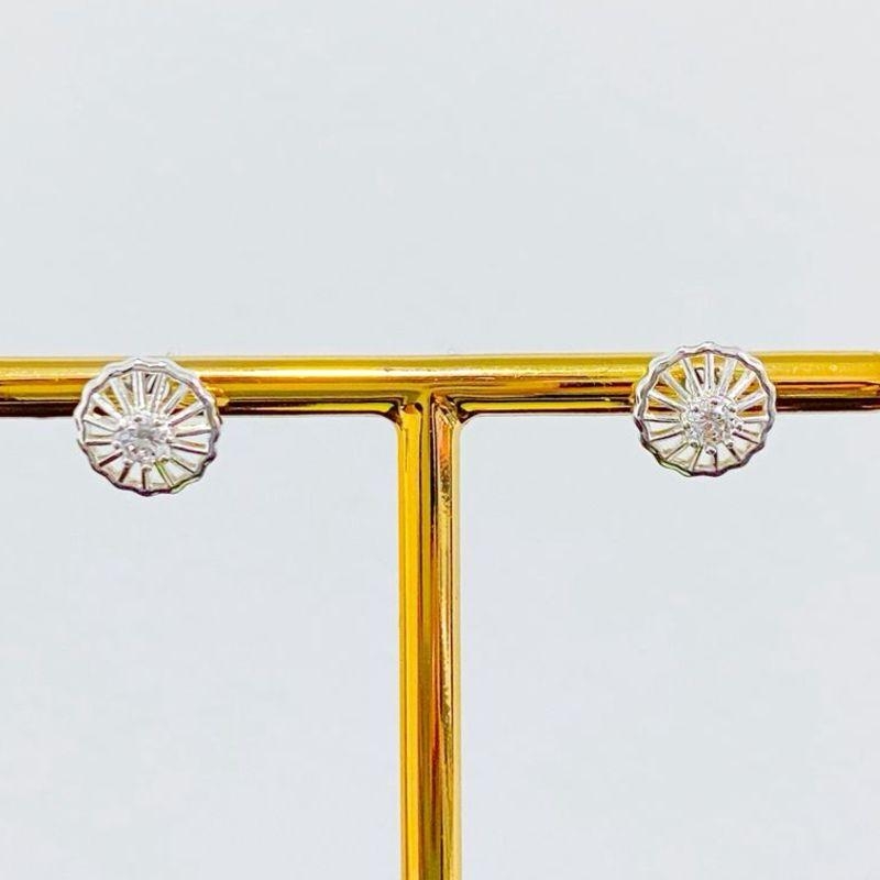 BRINCO REDONDO VAZADO COM ZIRCONIA
