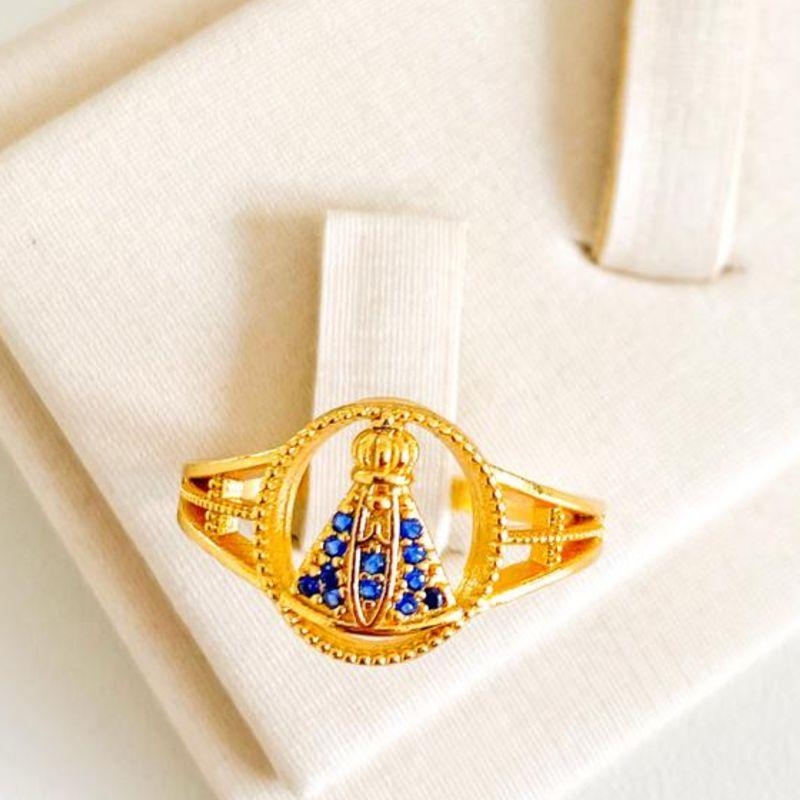 ANEL N.S. APARECIDA MANTO AZUL