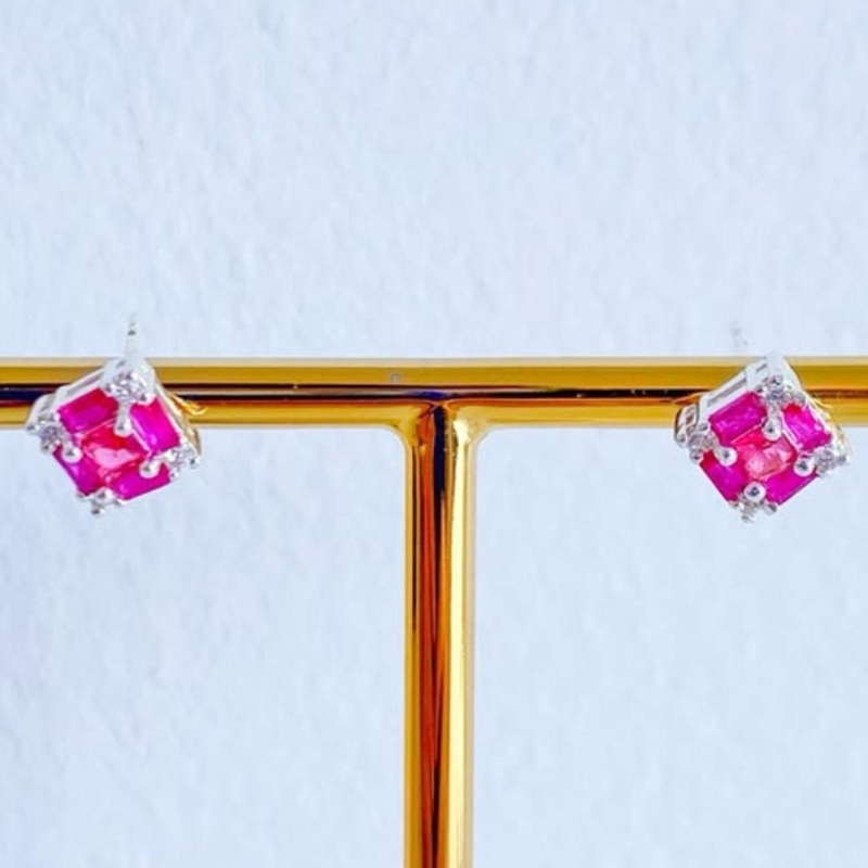 BRINCO ZIRCONIA ROSA
