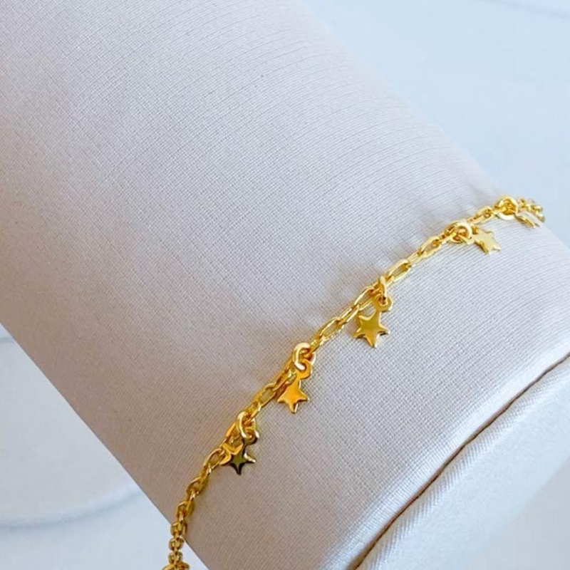 PULSEIRA INFANTIL COM ESTRELAS