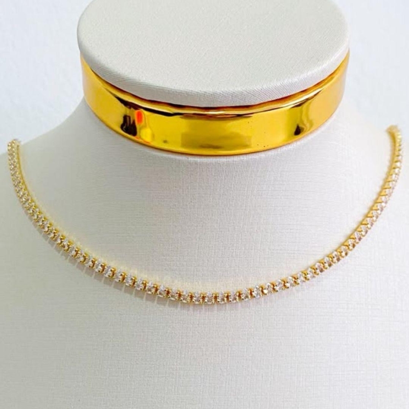 CHOCKER RIVIERA COM PONTAS