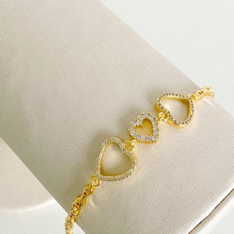 PULSEIRA 3 CORAÇÕES ZIRCONIA