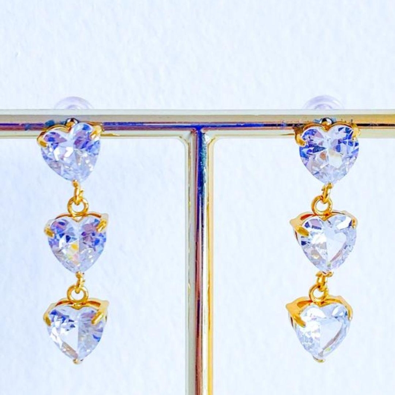 BRINCO CORAÇÕES ZIRCONIA STEEL