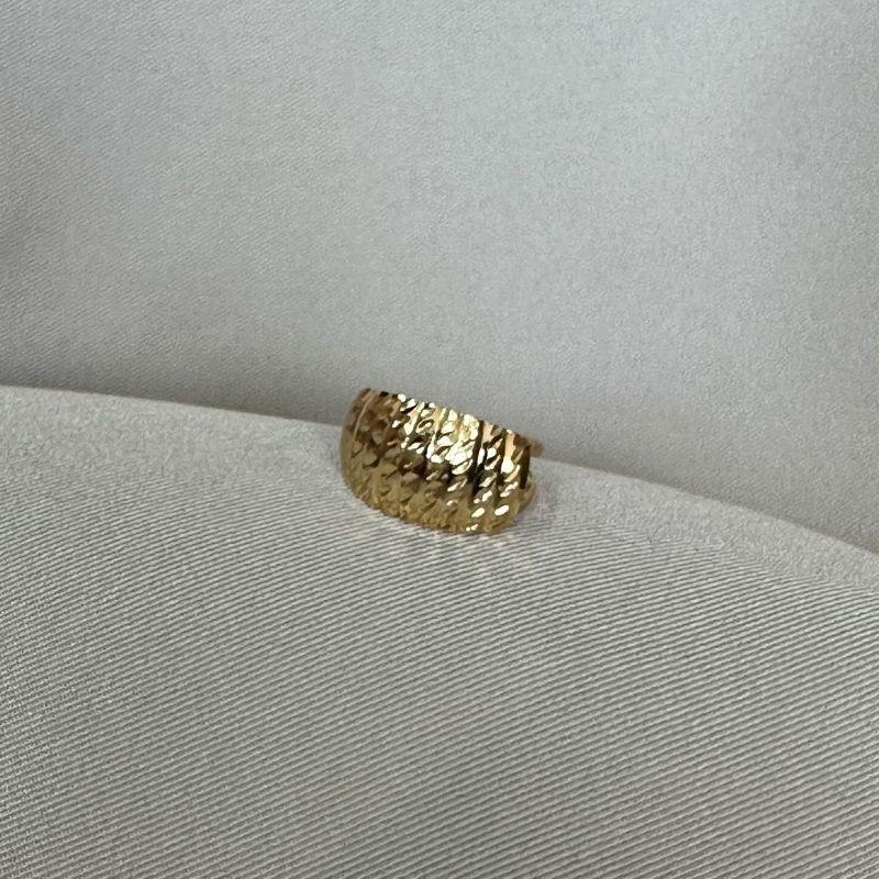 ANEL ARO ABAULADO DIAMANTADO