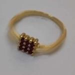 ANEL COM QUADRADO CRAVEJADO ZIRCONIAS