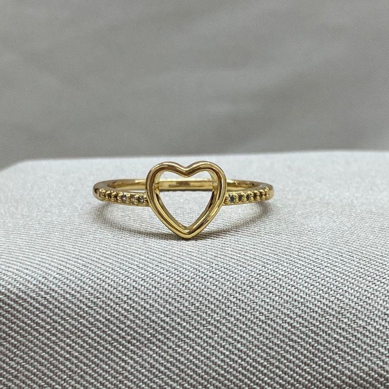 ANEL CORAÇÃO VAZADO