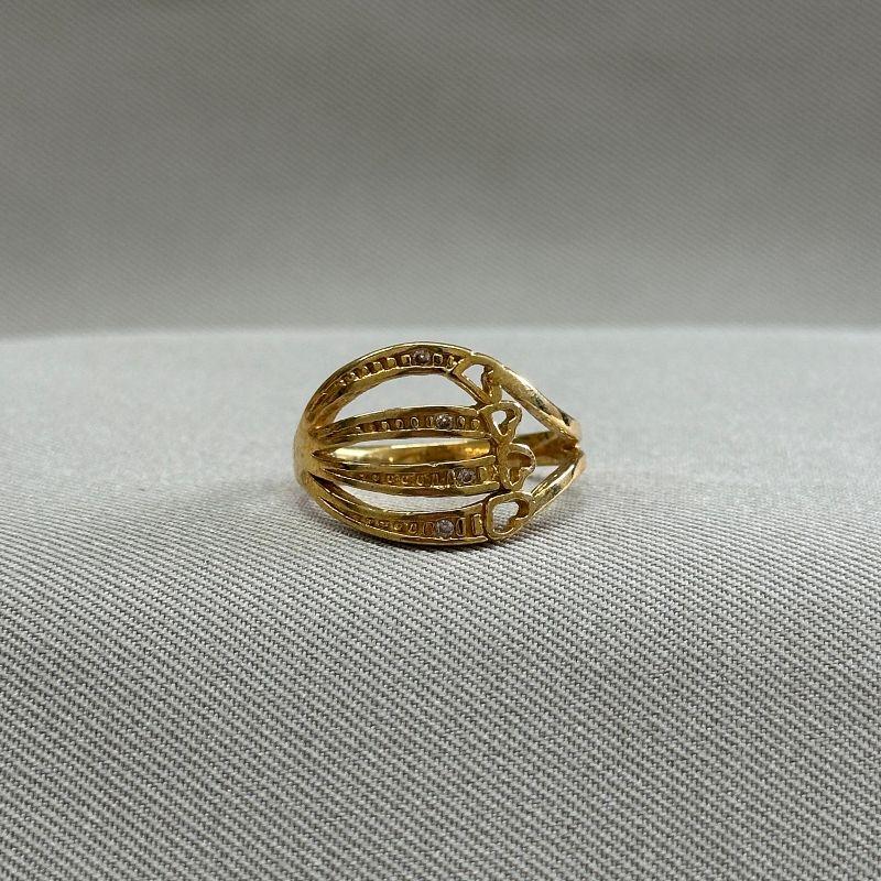 ANEL CORAÇÕES CRISTAL