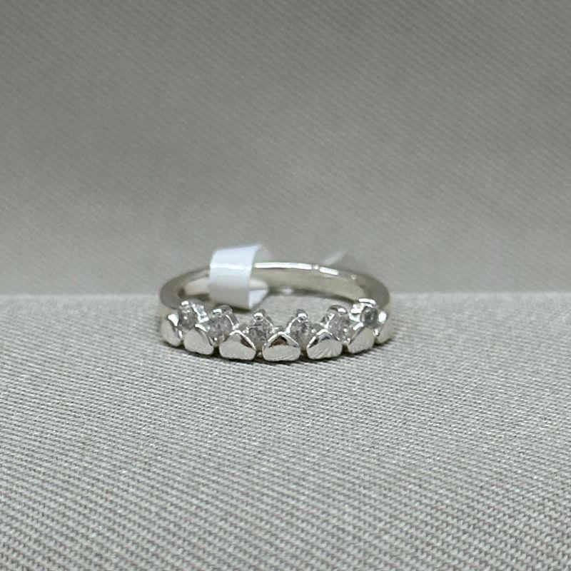 ANEL CORAÇÕES ZIRCONIAS