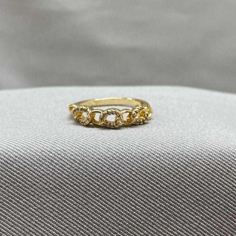 ANEL ELO LISO E CRAVEJADO