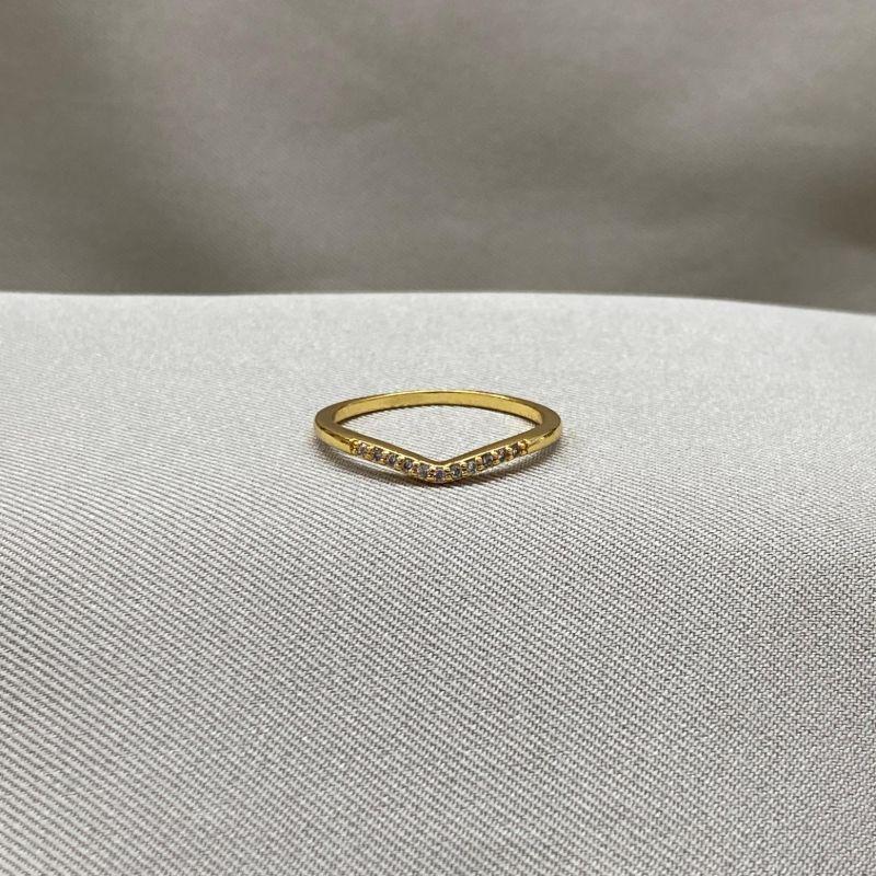 ANEL FILETE CURVADO CRAVEJADO