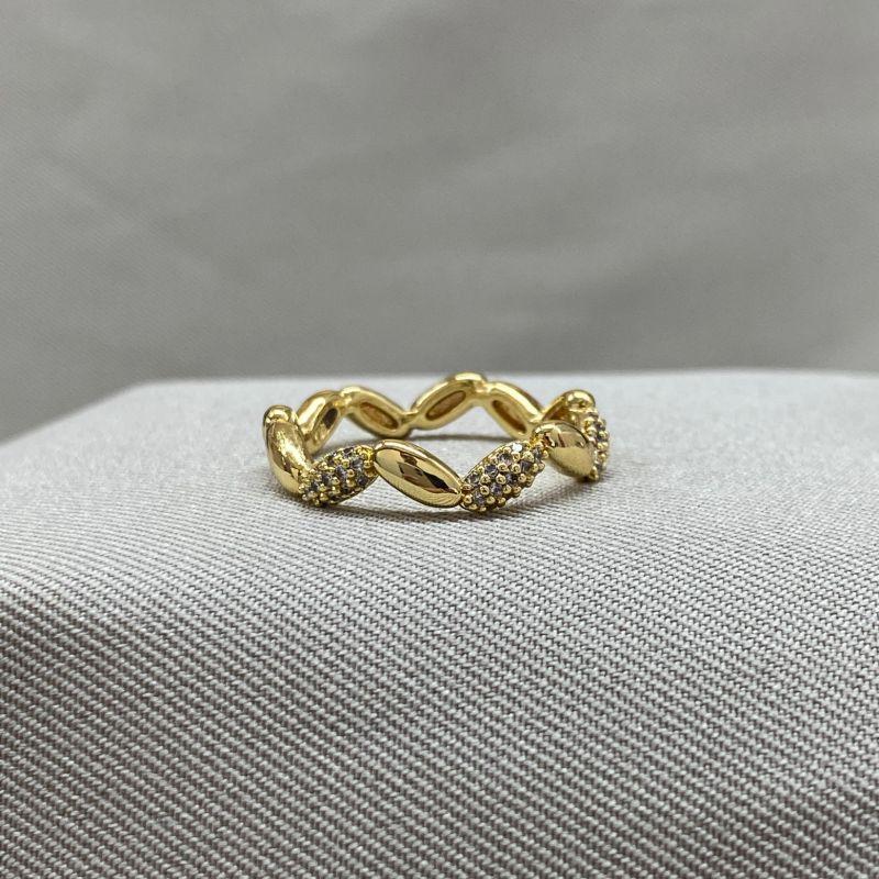 ANEL GOMINHOS LISOS E COM ZIRCONIAS