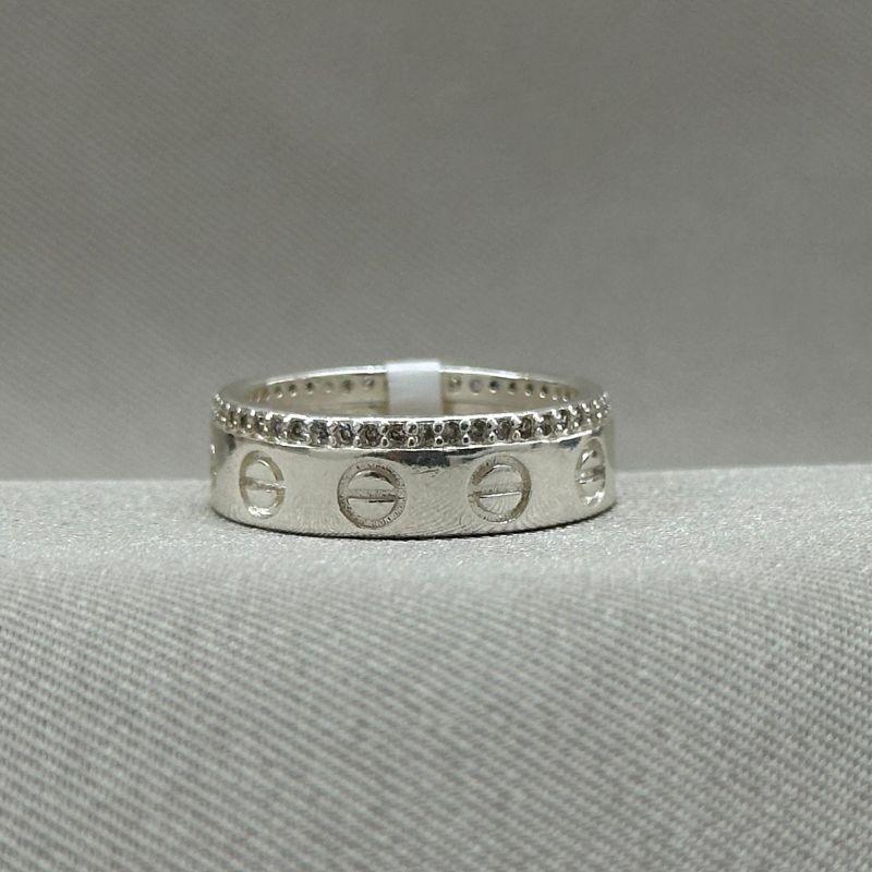 ANEL INSPIRAÇÃO CARTIER CRAVEJADO