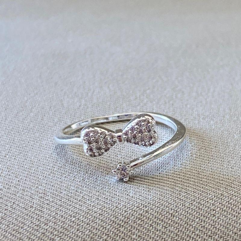 ANEL LACINHO CRAVEJADO COM ZIRCONIA REGULAVEL