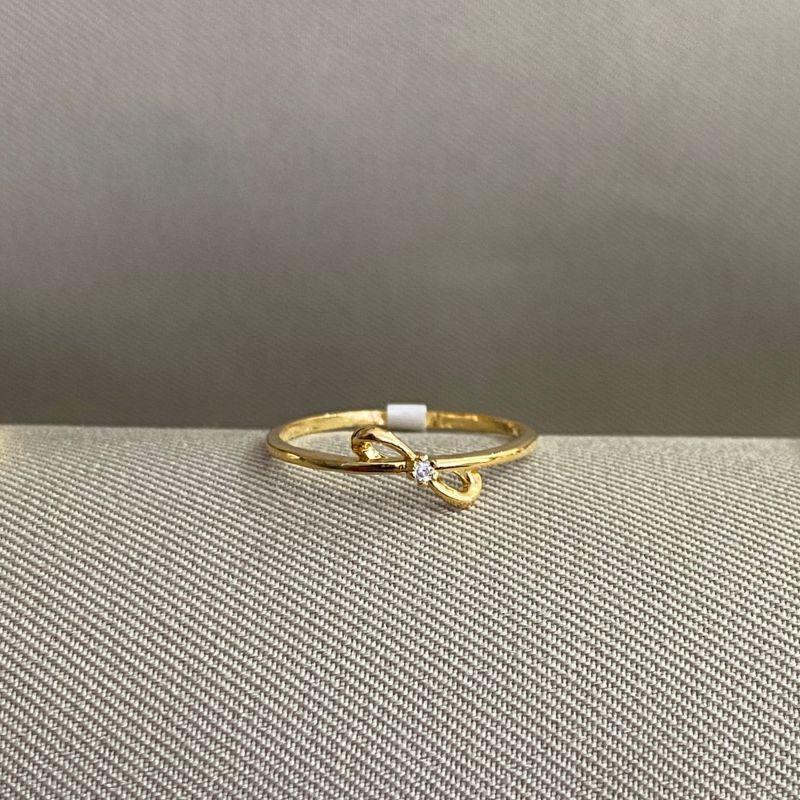 ANEL LAÇO COM ZIRCONIA