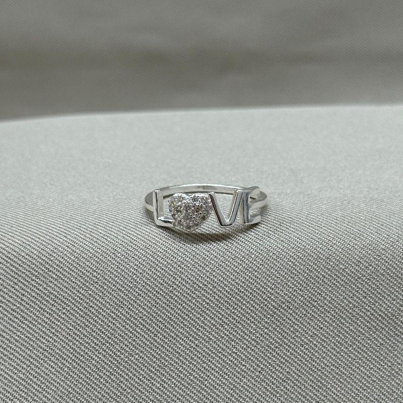 ANEL LOVE/CORAÇÃO CRAVEJADO