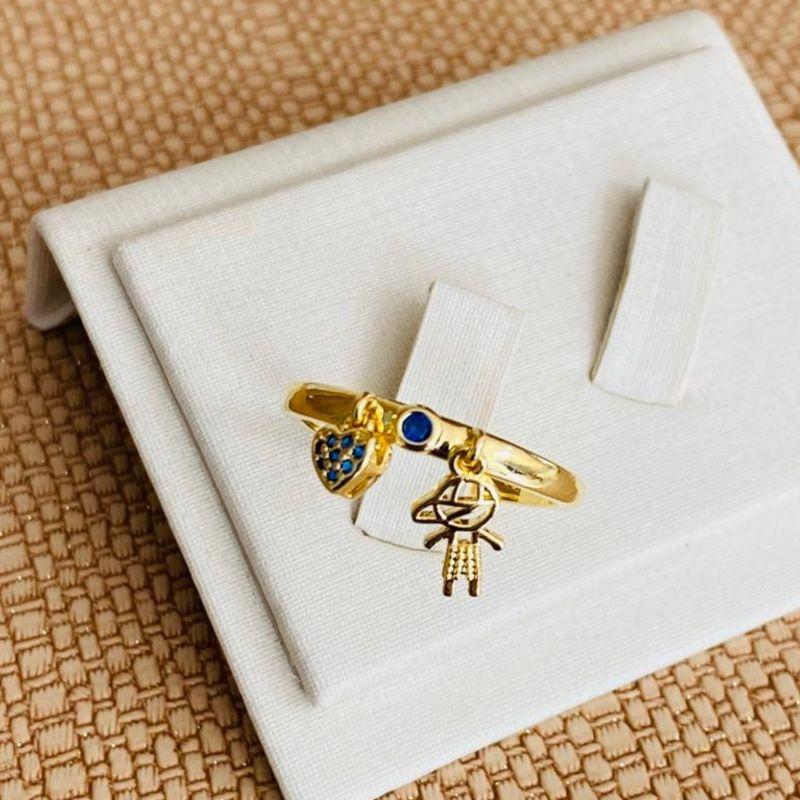 ANEL MENININHO COM CORAÇÃO