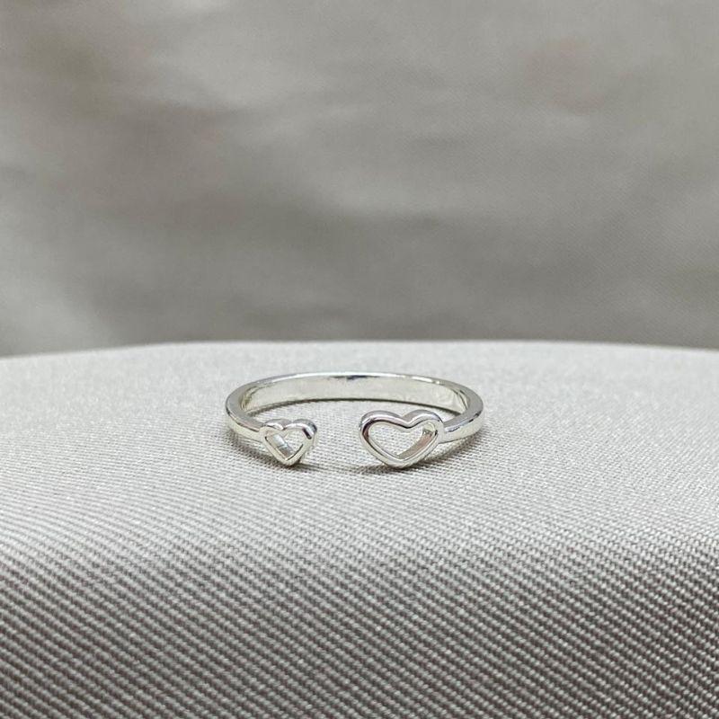 ANEL REGULAVEL CORAÇÃO NA PONTA