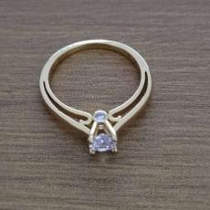 ANEL SOLITARIO 4MM JOIA