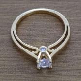 ANEL SOLITARIO 4MM JOIA