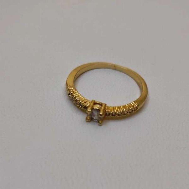 ANEL SOLITARIO C/ ARO CRAVEJADO