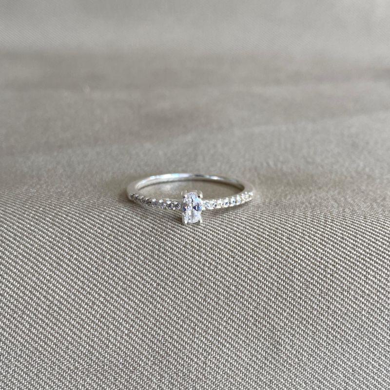 ANEL SOLITARIO CRAVEJADO