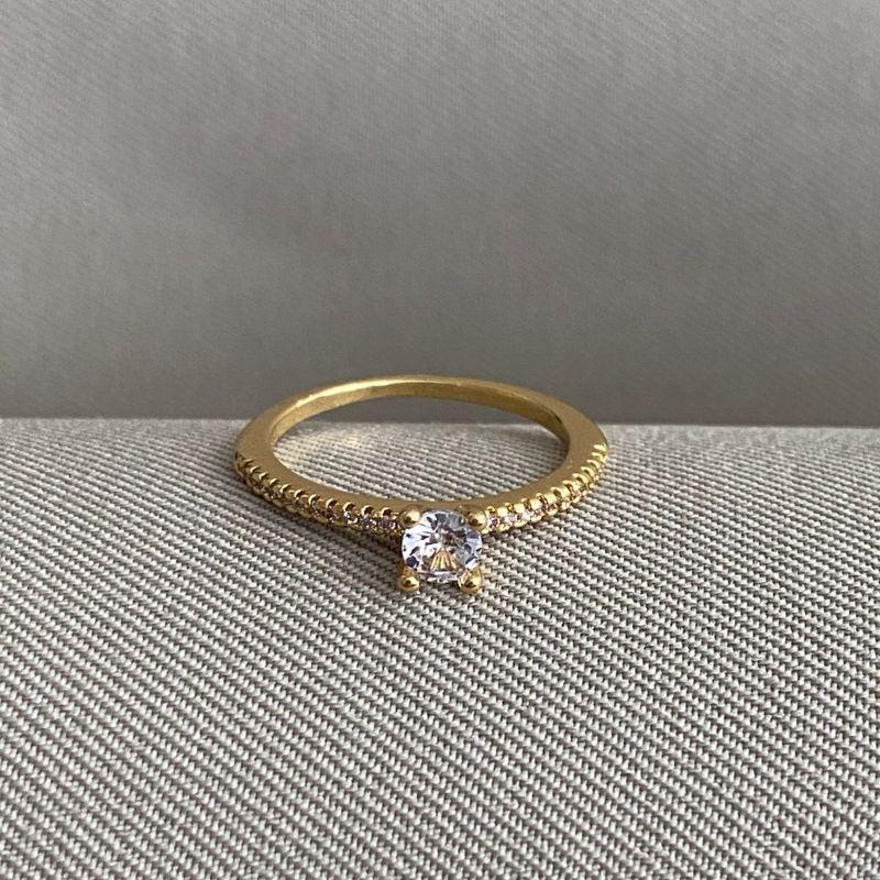 ANEL SOLITARIO CRAVEJADO