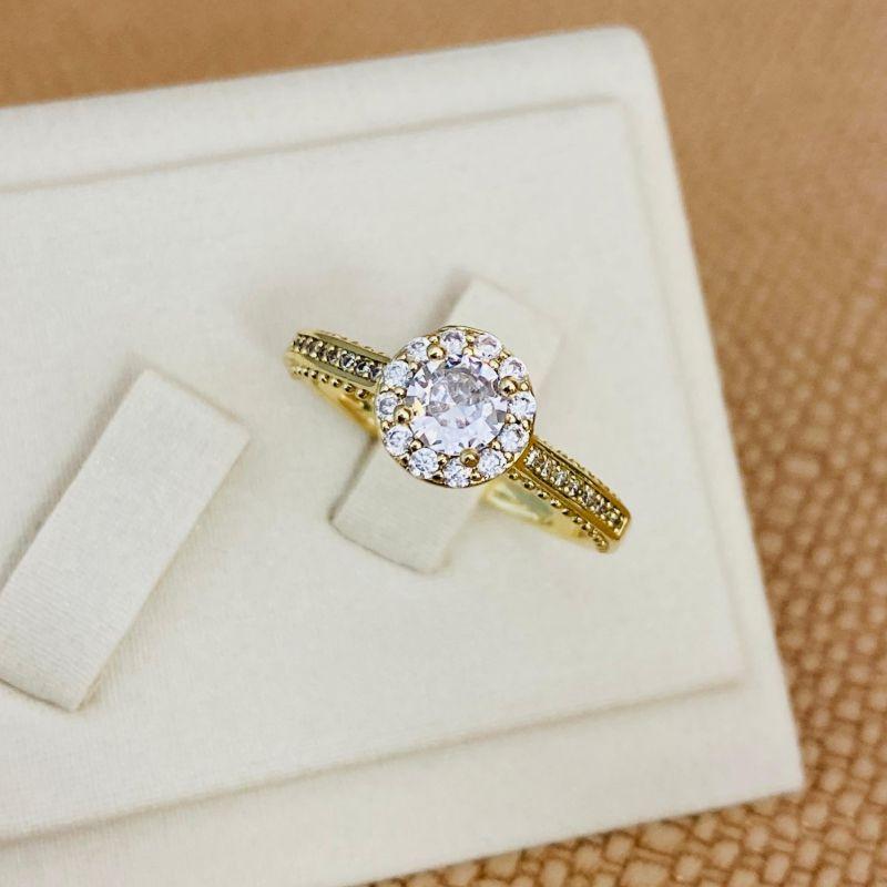 ANEL SOLITARIO CRAVEJADO