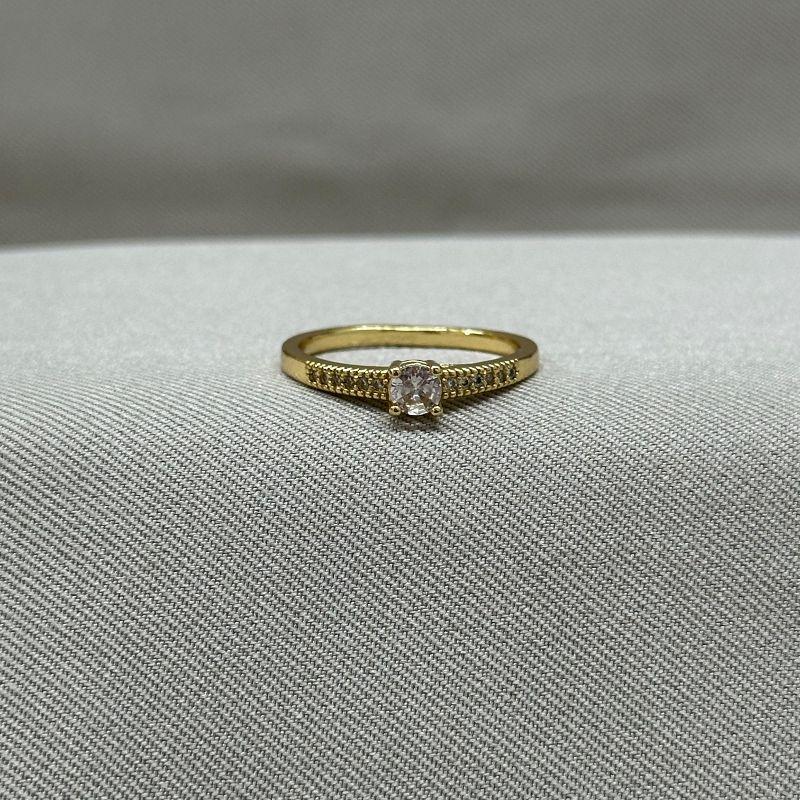 ANEL SOLITARIO CRAVEJADO