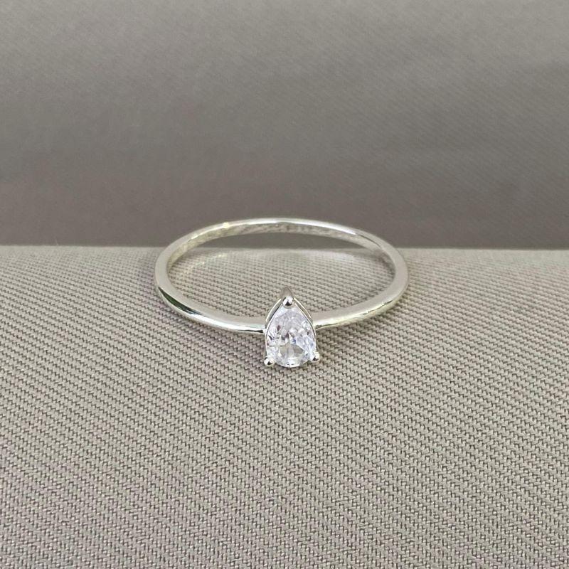 ANEL SOLITARIO GOTINHA