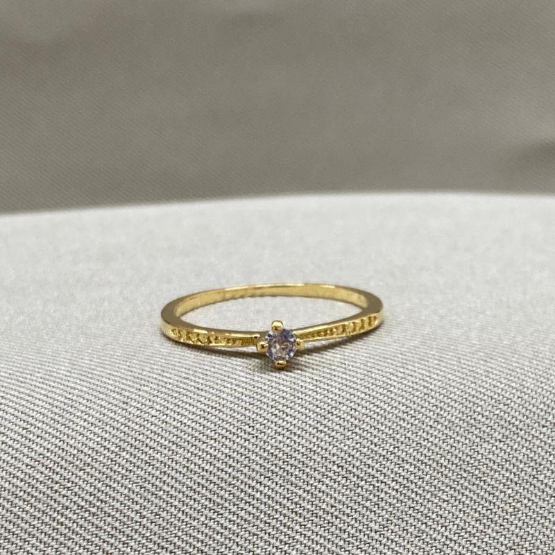 ANEL SOLITARIO ZIRCONIA