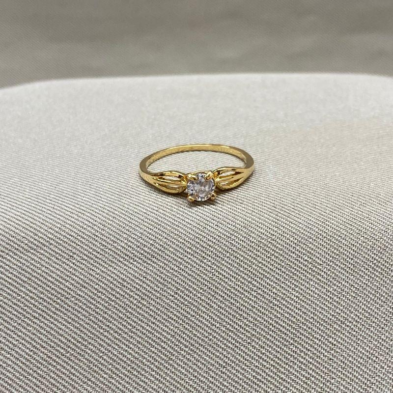 ANEL SOLITARIO ZIRCONIA